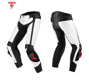 Pantalon de motard en cuir noir pour homme avec poches style jean, imperméable, respirant et anti-UV, grande taille, sur-pantalon de moto - Product Image 5