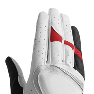 <b>Top</b> Trendy Golf Gloves Full Finger Genuine Leather Non Slip Breathable Unisex White Black <b>Red</b> Right Hand Sports Glove - Product Image 5