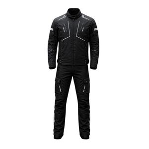 Men Motorcycle Riding Suit Full Sleeve Black Windproof Breathable Polyester All Seasons Pants Set - Product Image 2