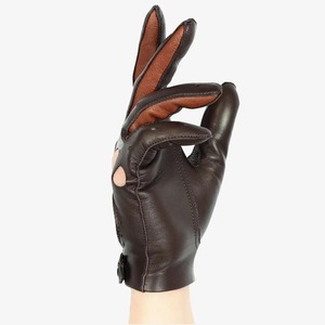 Guantes de Conducción de Cuero de Alta Calidad con Logotipo Profesional del Fabricante, Protección UV, Aislamiento Térmico, Resistentes al Viento, Unisex - Product Image 1