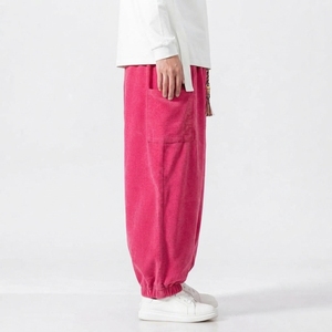 Pantalon de jogging unisexe surdimensionné personnalisé de haute qualité, coupe large et ample en Spandex/Polyester - Product Image 2