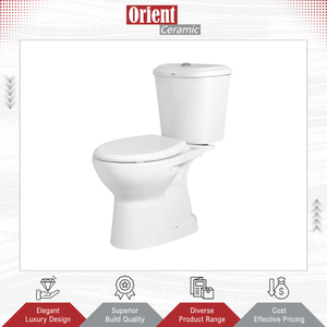 Meilleur prix de gros pour les articles sanitaires les plus vendus : WC à deux pièces en céramique blanche pour salle de bain, destiné aux acheteurs en gros - Product Image 3