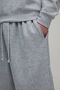 Men’s Oversized Sweatshirt & Long Shorts <b>Set</b> Premium Cotton Fleece Tracksuit Co-Ord <b>Set</b> Knee Length Shorts <b>Set</b> Casual Cotton - Product Image 5