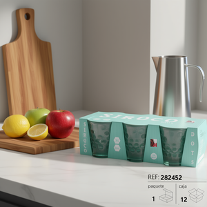 Botella de Agua de Vidrio de 24CL, Vasos de Agua, Artículos para Bebidas de Primera Calidad - Product Image 3