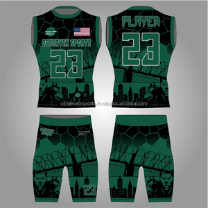 Uniforme de Fútbol Americano 7v7, Conjunto de Uniforme de Compresión para Fútbol 7 contra 7, el Mejor Uniforme Juvenil de Fútbol Americano con Bandera 7on7 - Product Image 1