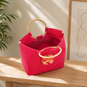 Eco Friendly Jute Tote <b>Bag</b> with Strong Handles | Reusable Shopping Carry <b>Bag</b> |Durable Natural Fiber <b>Bag</b> for Grocery Travel Daily - Product Image 4