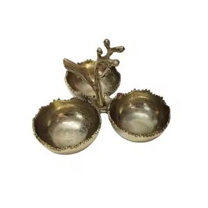 Bol à dattes en métal robuste, plat de service haut de gamme pour restaurant, buffet, comptoir - Product Image 4