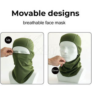 Pasamontañas Unisex Transpirable de Secado Rápido con Protección UV, de Spandex/Poliéster, para Ciclismo de Verano, Tejido Elástico Ligero, Cubre Toda la Cabeza - Product Image 6