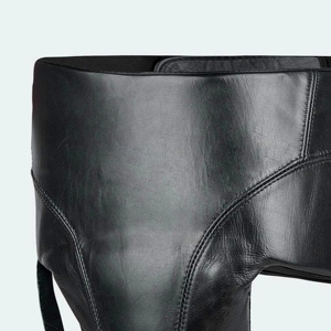 Protège-entrejambe de boxe professionnel en cuir véritable, prix de gros RTS, personnalisable, AI-GG-005 - Product Image 6