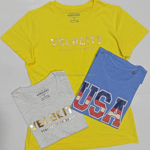 Lote de camisetas de verano 2026 para mujer con cuello en V, suaves, transpirables, de mezcla, envío rápido, hechas en Bangladesh, de algodón, para dama, $1.2 - Product Image 6