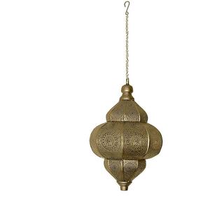 Farol colgante marroquí vintage, portavelas para decoración navideña del hogar y jardín, diseños personalizables, farol dorado - Product Image 6
