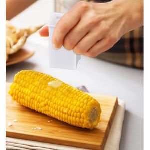 Set di 2 Spalmaburro in Plastica Bianca con Coperchio Integrato, Pratico Contenitore per Servire il Burro - Product Image 3