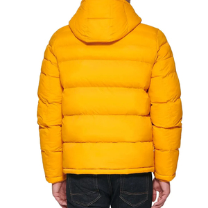 Men's Hooded Polyester Puffer Jacket 100% Nylon Insulated <b>Waterproof</b> Windproof <b>Warm</b> Outerwear Front Custom Bulk Collection - Product Image 3