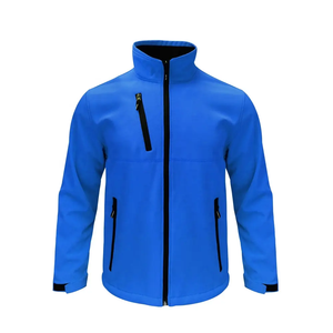 Veste softshell imperméable coupe-vent pour homme, personnalisée en usine, vêtements de travail d'hiver, doublure en polaire, fermeture éclair - Product Image 4