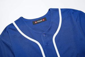เสื้อเบสบอลสีน้ำเงินรอยัล ZALER พร้อมขอบสีขาว ผ้าโพลีเอสเตอร์ทนทาน ประเภทผ้าเสื้อกีฬา 100% โพลีเอสเตอร์ - Product Image 6