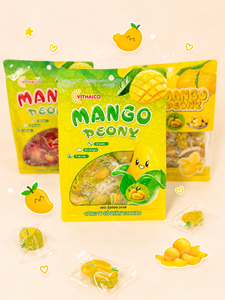 Caramelos de Goma de Mango Suaves y Masticables, con Sabor y Jugo de Mango Real, en Oferta |   Venta al por Mayor, OEM, Marca Privada - Product Image 6