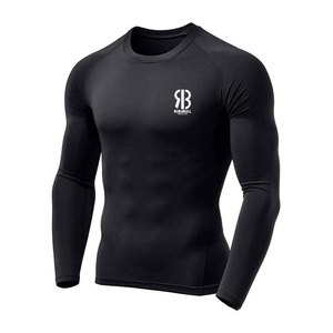 Rashguard para Hombre Fabricado en Pakistán para Entrenamiento de Artes Marciales, Hecho de Spandex/Poliéster, Mangas Largas - Product Image 1