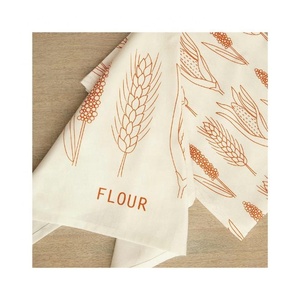 Checked Black White Embroidered Ultra Soft Kitchen Washing Organic Cotton Absorption Counter Utensil Moisture Wicking Dish Towel - Product Image 5