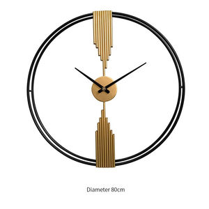 Horloge murale en métal de qualité supérieure qui améliore l'harmonie visuelle, un design sophistiqué qui crée un look intérieur raffiné. - Product Image 5