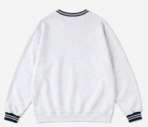 Sudadera Casual de Cuello Alto para Mujer, Otoño-Invierno-Primavera, con Bordado de Letras Griegas Impresas Personalizadas, Ecológica y Transpirable - Product Image 5