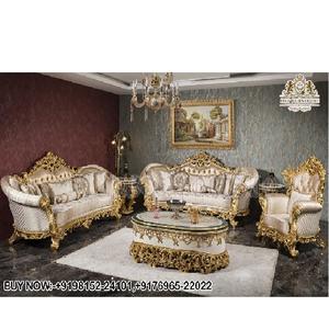 ชุดโซฟา5ที่นั่งสไตล์นีโอคลาสสิกสำหรับบ้านโซฟาดูหรูหราเฟอร์นิเจอร์ห้องนั่งเล่นไม้เนื้อแข็งสไตล์ฝรั่งเศส - Product Image 6