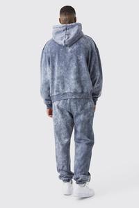 Ensemble de survêtement respirant pour homme, vente en gros, coton de haute qualité, sweat à capuche et pantalon de jogging, ensemble 2 pièces unisexe, survêtement décontracté d'hiver - Product Image 3