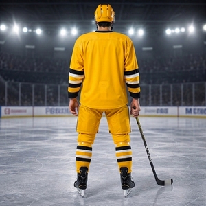 Uniforme de hockey sobre hielo personalizado para equipos deportivos, diseñado para escuelas, universidades, academias deportivas, clubes y equipos de hockey profesionales. - Product Image 2