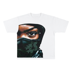 เสื้อยืดสตรีทแวร์คุณภาพสูงสั่งทำพิเศษ เนื้อผ้าหนาหรูหรา 400 กรัม 100% ผ้าฝ้าย ทรงโอเวอร์ไซส์ แบบครอป ทรงบ็อกซี่ สำหรับผู้ชาย - Product Image 5