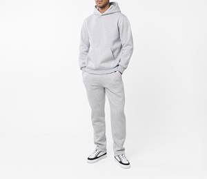 Men's Casual Fitness Sportswear Set Custom Design Lightweight <b>Hooded</b> Acid Wash Tracksuit Wholesale Flared Sweatpants - Product Image 1