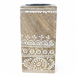 Premium Arabic Resin Incense Burner with Wood Grain Design for <b>Oud</b> <b>Bakhoor</b> Home Decoration and Prayer Rituals - Product Image 1