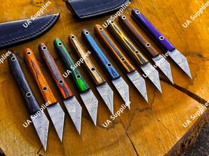 มีดคัตเตอร์อเนกประสงค์ คุณภาพพรีเมียม ใบมีดขนาดเล็ก 2 นิ้ว เหล็กดามัสกัส คุณภาพสูง คมกริบ UA - Product Image 5