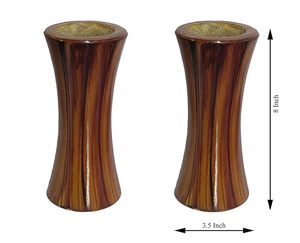 Florero de Madera Artificial para Decoración del Hogar, Maceta Decorativa de Madera para Sala de Estar, Oficina, Centro de Mesa - Product Image 2