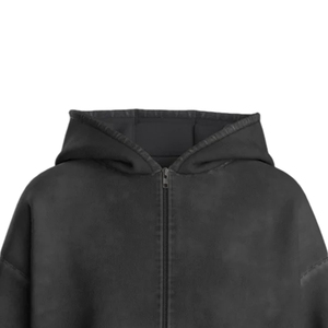 Sweat-shirts à capuche zippés pour hommes et garçons, design unique, délavage acide, légers et respirants, prix raisonnable, vente en gros - Product Image 5
