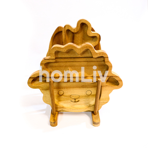OEM Natural Eco Friendly Teak Wood Plate <b>Rack</b> Sustainable Food Safe No Paint and Varnish Halal Customized Kitchen - Product Image 3