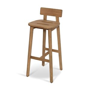 Silla Alta Minimalista de Madera de Teca Sólida Secada al Horno, Sostenible, para Mayoristas, Importadores y Minoristas de Muebles SVLK Indonesia - Product Image 2