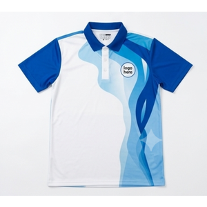 เสื้อโปโลโลโก้บริษัทแบบกำหนดเอง พิมพ์ลายแบบซับลิเมชั่น ผ้าโพลีเอสเตอร์ระบายเหงื่อ ชุดกีฬาแห้งเร็ว ชุดยูนิฟอร์มทีมสำหรับทุกเพศ - Product Image 1