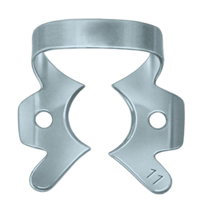 Pinces à diaphragmes en caoutchouc manuelles réutilisables en acier inoxydable n° 11, instrument chirurgical dentaire, droite/gauche, pour petits molaires inférieurs, ergonomiques - Product Image 3
