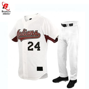 Maillot de baseball américain respirant personnalisé personnalisé Ensembles de vêtements de sport Numéro de nom de l'équipe - Product Image 2
