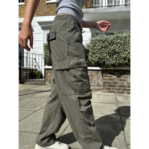 Pantalones Cargo Casuales Ligeros y Rectos, Ropa Urbana, Fabricante de Ropa Personalizada, 100% Algodón - Product Image 5