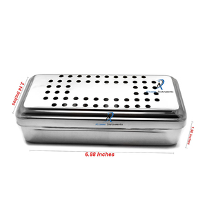 Dental PRF <b>Box</b> Instrument Cassette Stainless Steel <b>Storage</b> Organizer for Luxating Elevators Periotome Osteotome Surgical <b>Tools</b> - Product Image 6