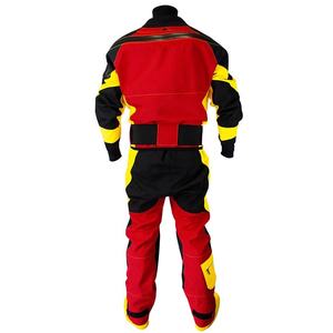 Combinaison de travail imperméable pour homme, rouge, jaune, noir, avec bottes intégrées pour utilisation en extérieur - Product Image 3