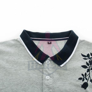 เสื้อยืดปักลายคุณภาพสูงสำหรับผู้ชาย ผ้าถักเนื้อแน่น แห้งเร็ว ระบายอากาศได้ดี สวมใส่สบาย สไตล์สตรีทแวร์ - Product Image 4