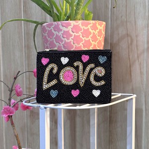 Sac à main de soirée élégant orné de perles, mini pochette légère avec fermeture éclair pour femmes, idéal pour les mariages, les fêtes et les événements - Product Image 4