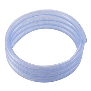 Tubo de Vinilo Transparente Trenzado, 3/4'' DI x 19/20'' DE, 10 Pies, 1/10 de Pulgada de Grosor de Pared, Plástico PVC Liso y Flexible, Manguera Transparente Cortable - Product Image 5