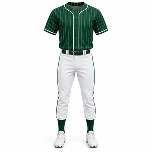 Conjuntos Deportivos Transpirables de Alta Calidad 100% Poliéster, Tallas Grandes, Servicio OEM, Venta al por Mayor de Uniformes de Béisbol, Logotipo Personalizado - Product Image 6