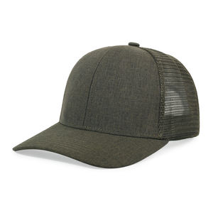 Unisex Mesh Trucker <b>Hat</b> 6-Panel Adjustable Snapback Cap Casual Style Spring Summer Breathable Fabric Adult Fit - Product Image 1