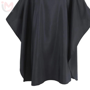 IMANS ENTERPRISES Capa de Peluquería de Poliéster Impermeable Negra, Delantal de Corte para Salón de Belleza y Barbería - Product Image 3