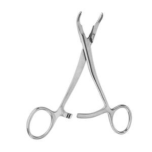 Best Quality 5 1/2 Bone Reduction Forceps Curved Stepped Pointed Medical Stainless Steel Orthopedic Surgical By Grip Surgical - Product Image 1