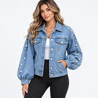 Vestes en jean de haute qualité, déchirées et usées, à manches longues, respirantes, couleur unie, fabrication OEM ODM