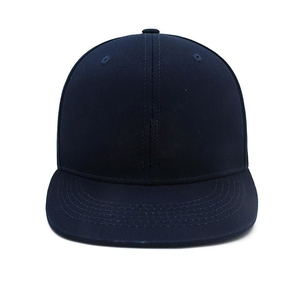 <b>Navy</b> Blue 6-Panel Cotton Mesh <b>Baseball</b> <b>Cap</b> Unisex Adjustable Flat Brim Casual Outdoor Hat Spring Summer Wear - Product Image 5